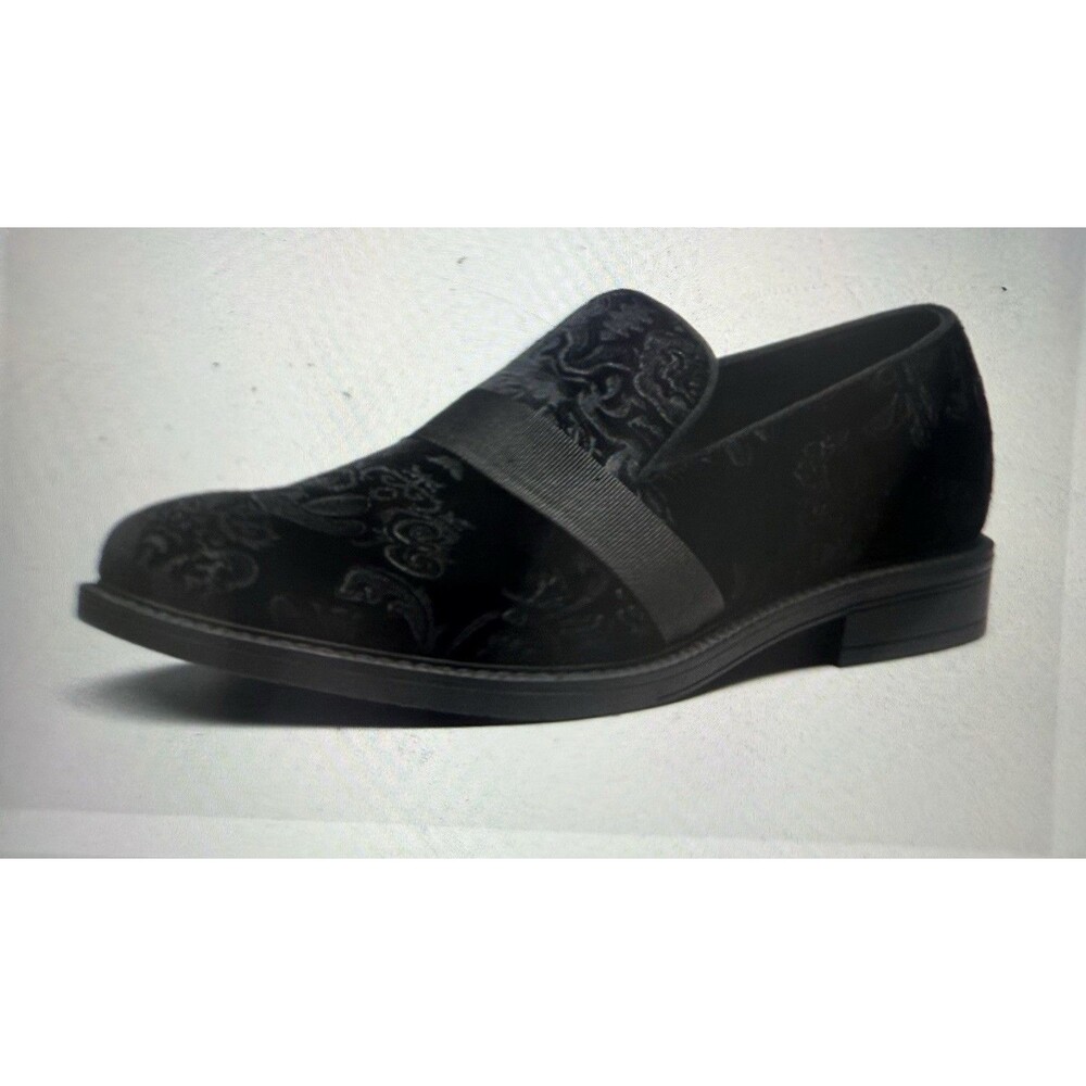 Bruno Marc Men's Velvet Tuxedo Dress Shoe With Paisley Print Men Size 14